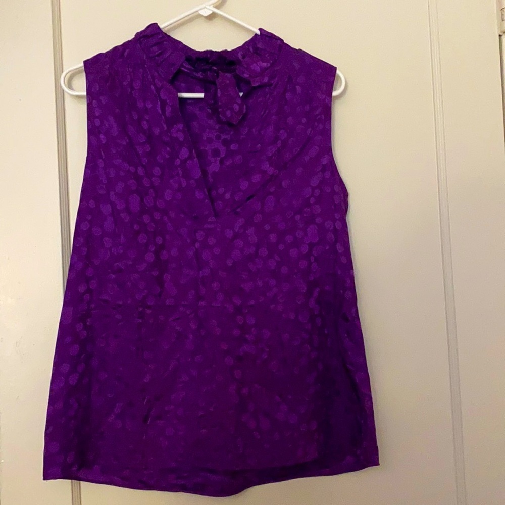 Marc by Marc Jacobs purple silk top size: S